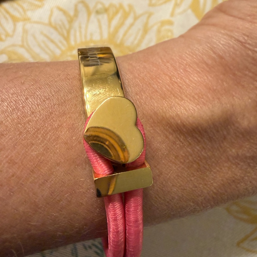 In Bloom Gold and Pink Bracelet - Picture 6 of 7